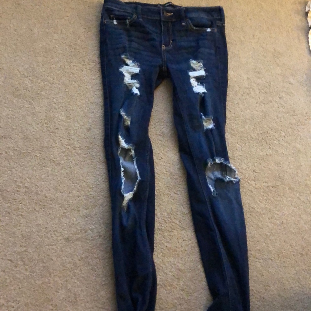 Dark blue Hollister jeans